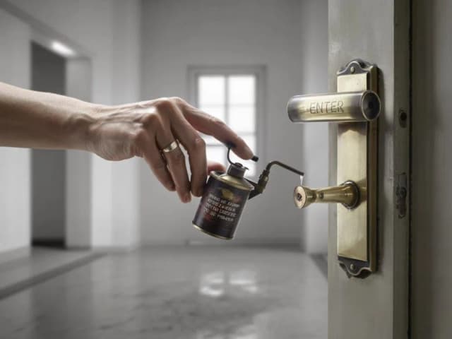 Jak nasmarować klamki w drzwiach, aby uniknąć skrzypienia i problemów Jak nasmarować klamki w drzwiach, aby uniknąć skrzypienia i problemów